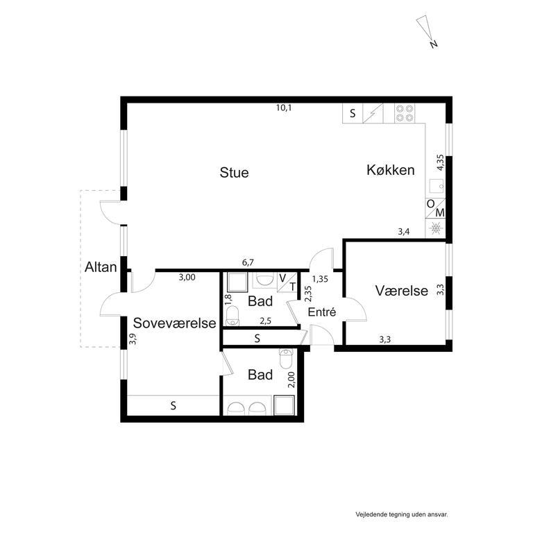 Cph Lux Apartm, 2 Full Bathrooms 2th Appartement Kopenhagen